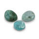 Natural stone nugget beads Fluorapatite 7-11mm Blue